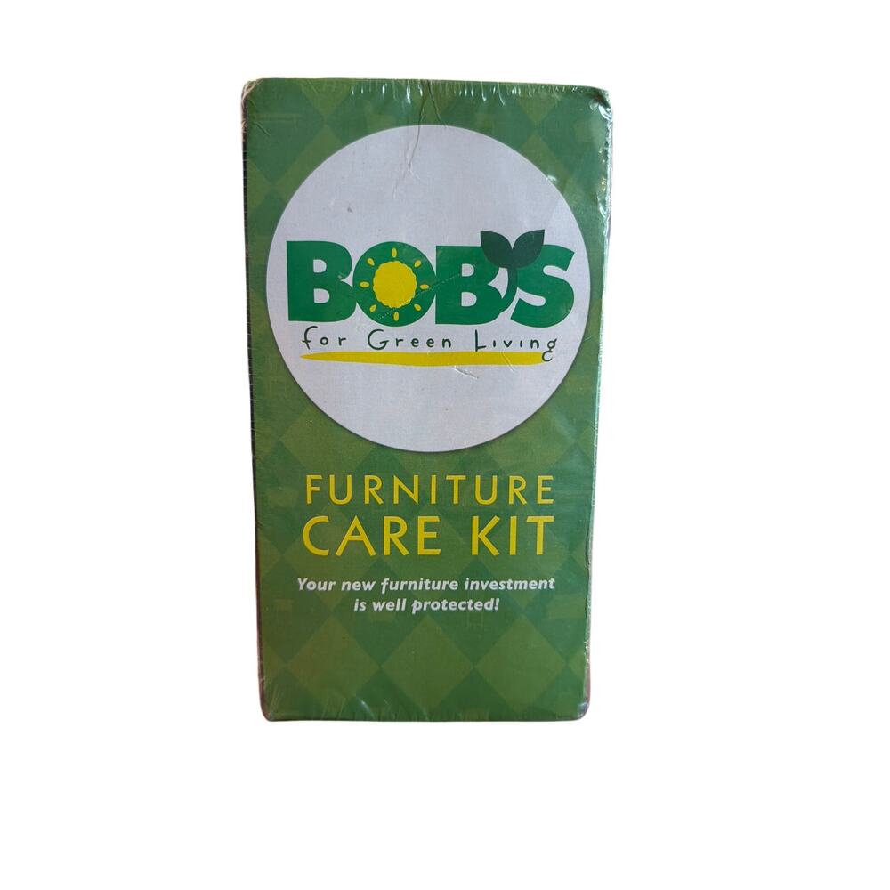 BOB'S For Green Living FURNITURE CARE KIT Fabric Rug Cleaner Wood Polish SEALED